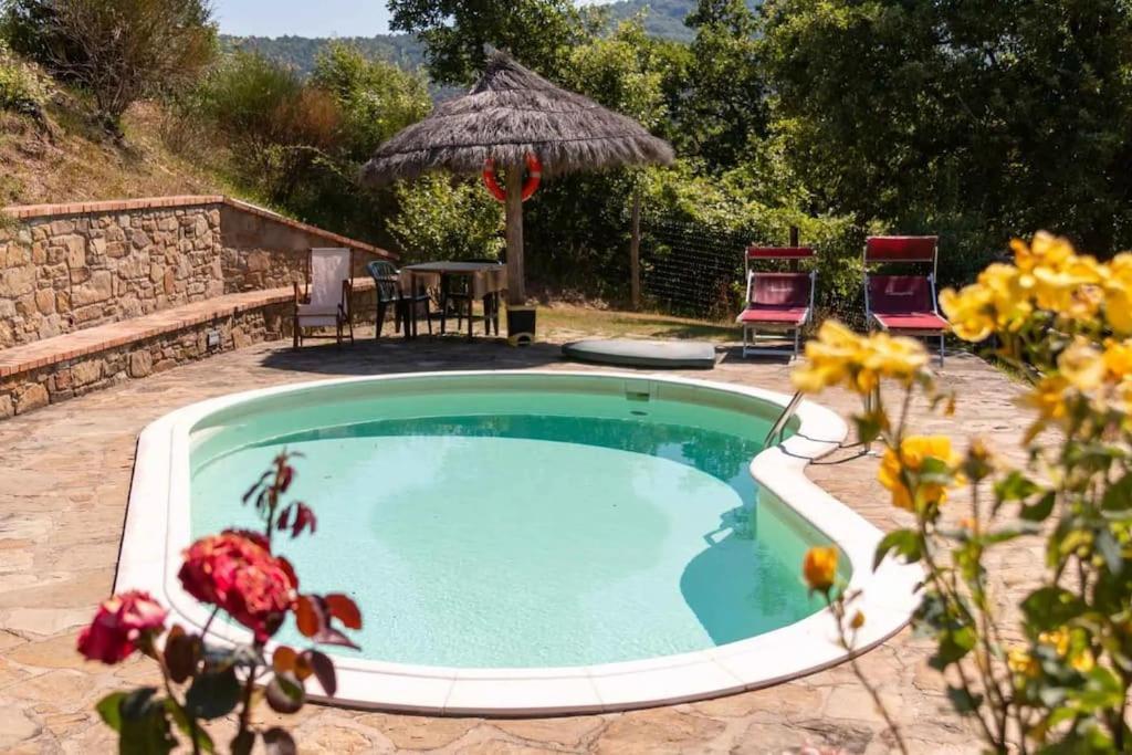 Agriturismo Con Piscina In Toscana, Tribbiano Arezzo Exteriör bild